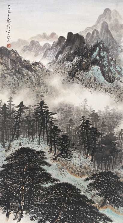 黎雄才 山水 立轴